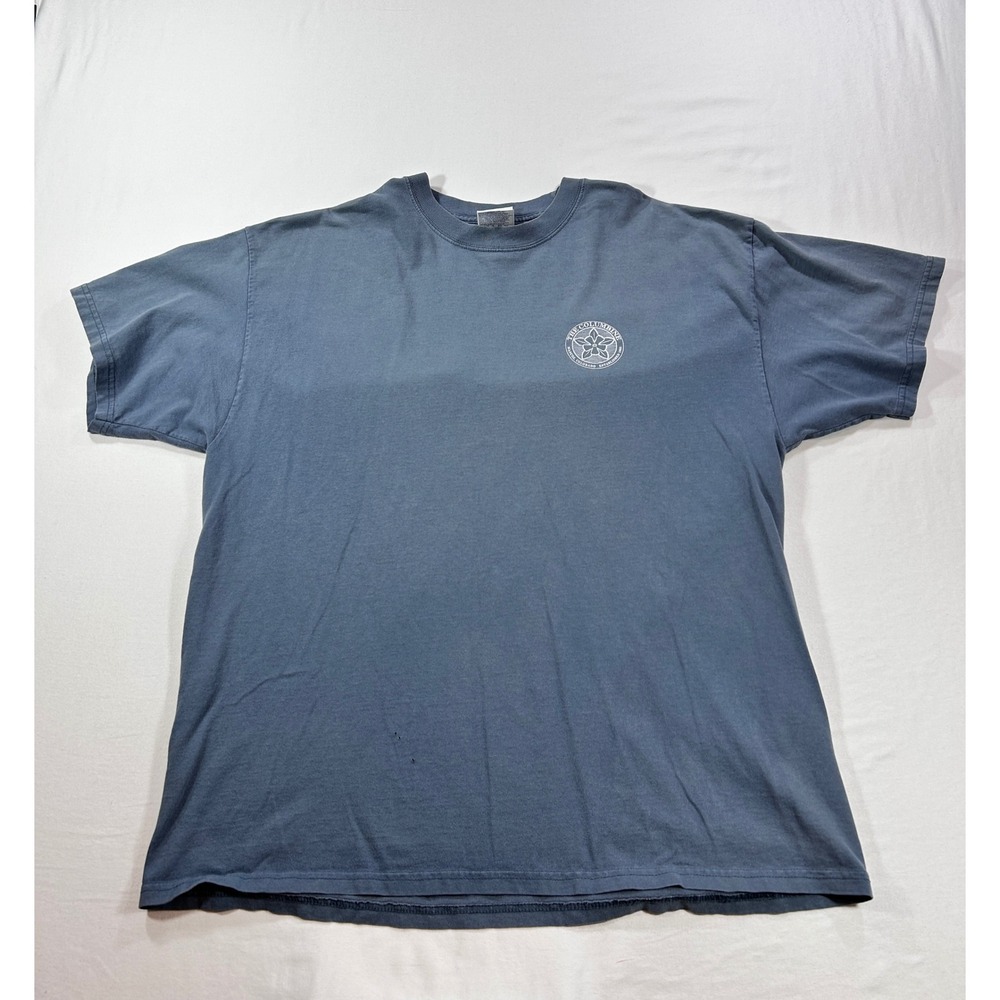 Port and Company The Columbine Beer Quote Graphic T-Shirt Blue Gray XL